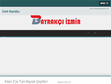 Tablet Screenshot of izmirbayrakci.com